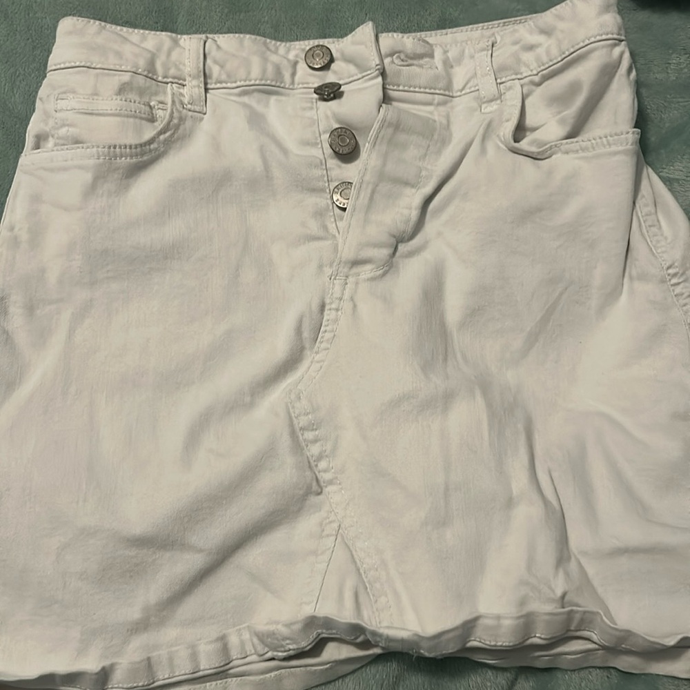 White skirt